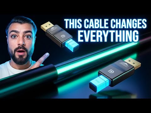 This ONE Cable Fixes Every Display Problem - RUIPRO Detachable Fiber Optic DisplayPort