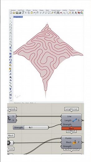 Kangaroo Grasshopper tutorial #shorts