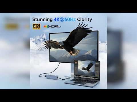 Review: USB C Hub Multiport Adapter for MacBook Pro/Air, 10 in 1 USB C Dongle Mac HDMI Adapter...