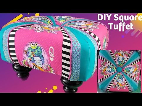How to make a Tuffet | Squffet | Ottoman | Foot Stool