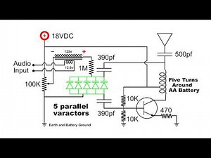 FM Transmitter Varactor Diode Modulator