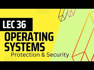 Lec 36 : | Operating Systems | Protection and Security |
