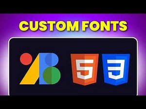 How to Add GOOGLE FONTS in HTML and CSS | Easy Step-by-Step Tutorial