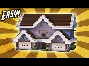 Minecraft: How To Build A Suburban House Tutorial (#7)