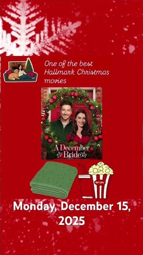 You want to check out a good holiday Hallmark movie check out December bride December 15, 2025