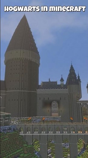 I BUILT Hogwarts in Minecraft