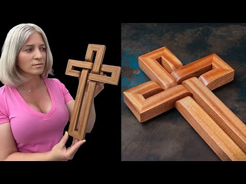 Make a BEAUTIFUL Wooden Cross in Just 30 Minutes