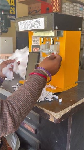 Round cotton wicks machine semi automatic machine 9350316878#machine #cottonmachine