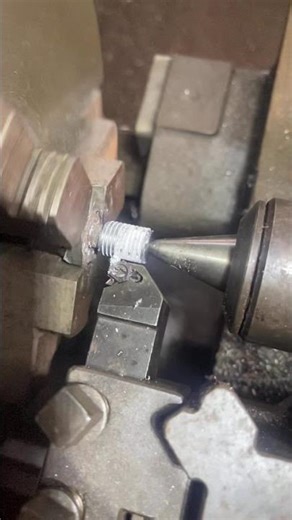 usinage filetage gauche 🔩 #center #machine #inox #cnc