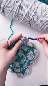 103K views · 1.5K reactions | I love using this color variation in the shell stitch!! This is going to end up being a blanket 殺 #crochet #crochetblanket #shellstitch #letscrochet #mccdesignz | Marisa Mccdesignz | Facebook