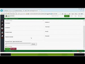Creating a property profile on the Felling Licence Online service