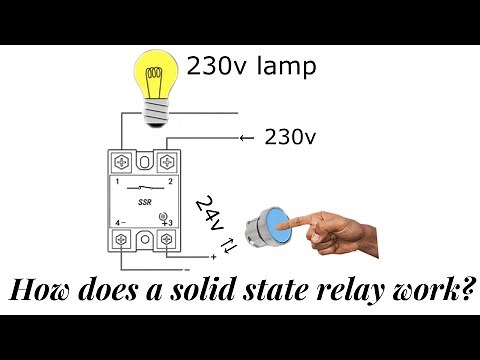 How does a solid state relay works