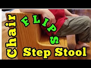 DIY Flipping chair & step stool