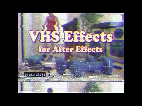Breakdown of Damaged VHS Effect (After Effects)