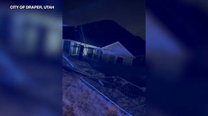 Watch: 2 homes slide down cliff in Draper City, Utah
