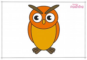 How to Draw a Owl for Children - A Step-by-Step Guide With Pictures