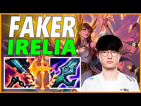 ⚡FAKER IRELIA MID GAMEPLAY⚡SEASON 12 LEAGUE OF LEGENDS