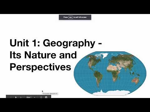 AP Human Geography - Unit 1: Types of Maps