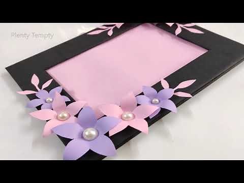 Photo Frame Making At home/ DIY Photo Frame/Easy Picture Frame DIY /How To Make Photo Frame At Home