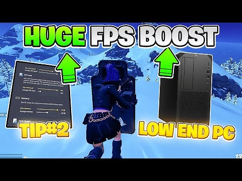 How To BOOST FPS In Fortnite Chapter 5 on LOW END PC! ✅ (Low-End PC/Laptop)