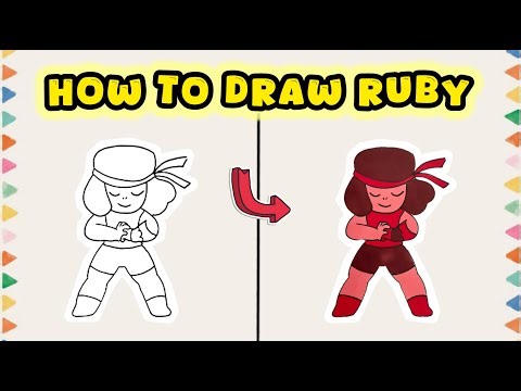 How to Draw Ruby from Steven Universe – Step-by-Step Drawing