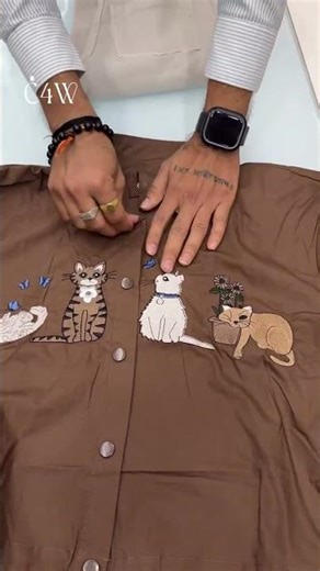 Embroidery Fancy Shirt with Stightfit Formal Pant #womensclothing #shorts