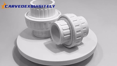 Amazon.com: Carvedexquisitely 1" PVC Union Coupling Pipe Fitting (Socket x Socket) PVC Adapter Schedule 40, EPDM O-Ring, White 4 Pack : Industrial & Scientific