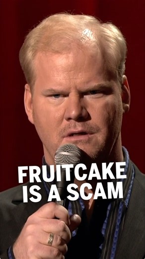 Jim Gaffigan on Instagram: "Fruit? Good. Cake? Great. Fruitcake? Why."