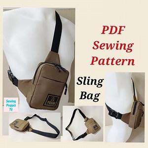 Sling Bag PDF Sewing Pattern Digital Pattern Instant Download - Etsy
