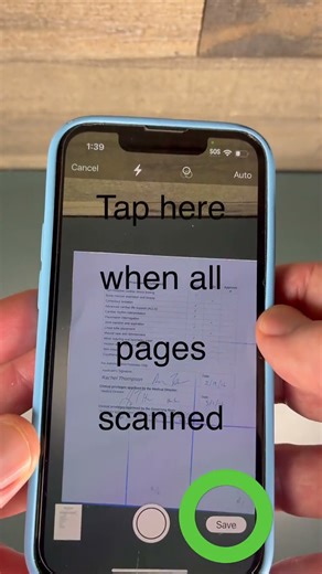 Every iPhone is already a free scanner (take a pdf, not a photo file)