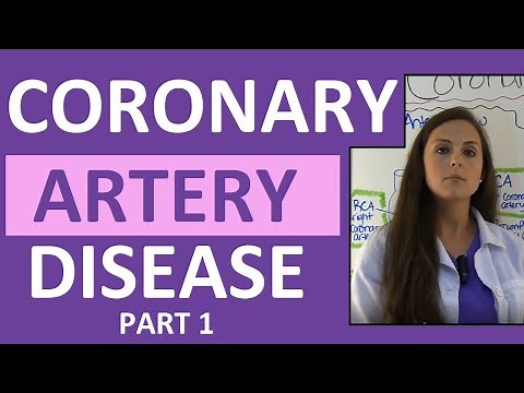 Coronary Artery Disease (CAD) Anatomy, Nursing, Heart Disease, Pathophysiology, Treatment Part 1