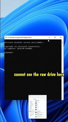 How to Fix a RAW Drive to NTFS? The Easiest and Quickest Way! #shorts