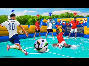 KIDS SLIP N SLIDE FOOTBALL MATCH!!