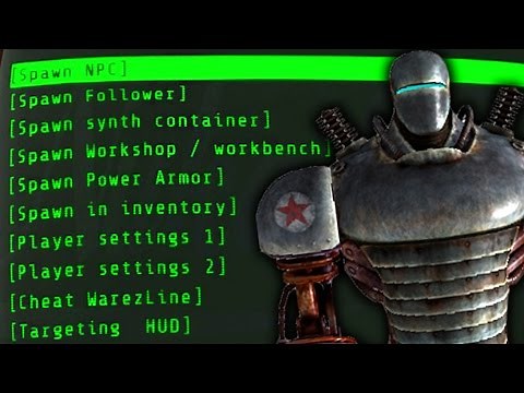 Fallout 4 Console Mods - BEST CHEAT MENUS/CONSOLE COMMAND EQUIVALENTS ! (Console Mods)