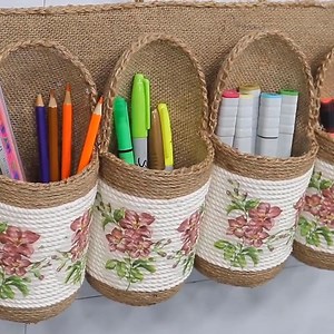 33K views · 437 reactions | DIY Hanging Storage: Utilizing Empty Plastic Bottles and Cardboard | Diy Bigboom | Facebook