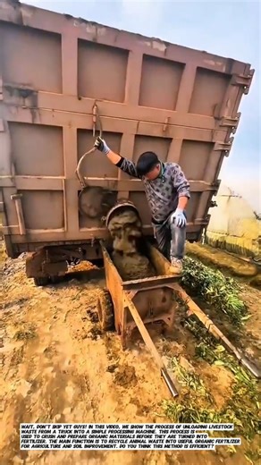Organic Fertilizer Processing from Livestock Waste Using Simple Machinery.