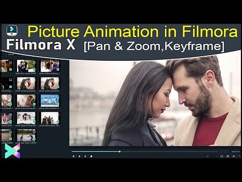 Filmora X - How to Animate Picture in Filmora [English] || Pan & Zoom || Create Slideshow