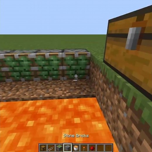 Minecraft Lava Chest Trap Tutorial