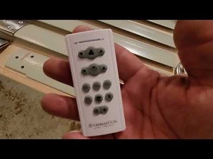 fanimation slinger V2 72-in ceiling fan opened box with slant vaulted ceiling kit and extension pole