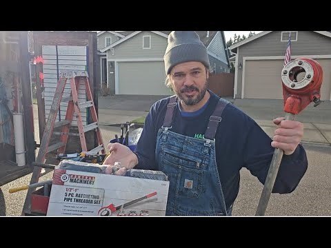 Harbor Freight Hand Pipe Threader Review