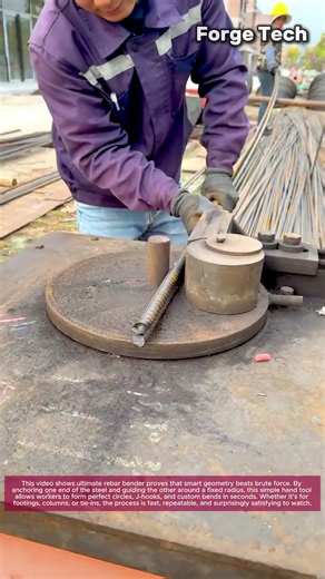 Ultimate Rebar Bender – Perfect Steel Circles in Seconds: How to Easily Bend Rebar