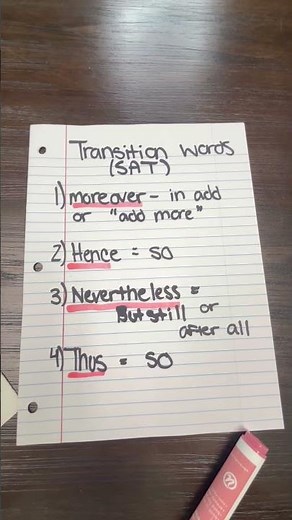 5 SAT Transition Words That Will Make You Sound Smarter