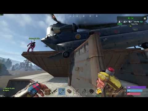 Rust heli tower