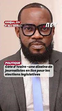 Ivory Coast: Around ten journalists are running in the legislative elections