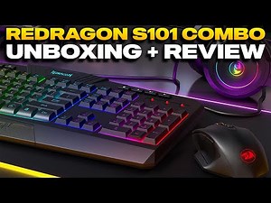 Redragon S101 Keyboard + Mouse Combo | Unboxing/Review