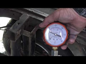 Compression Testing Robin Golf Cart Engine