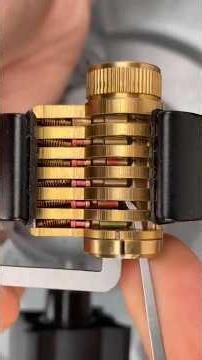 Mastering Security Pins: Raking vs. Single Pin Picking (SPP) on a Cutaway Lock#locksmith #lockrepair