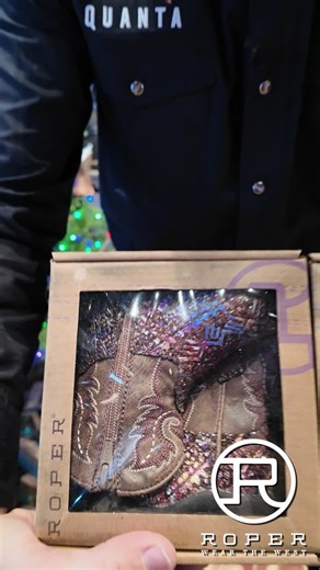 Roper | Western Apparel & Footwear on Instagram: "🥹 Tiny zippers. Tough soles. Big cowboy energy. J.J. Harrison is absolutely smitten with the Roper baby boots, and can you blame him? From their adorable look to their sturdy design (perfect for those wobbly first steps), these little boots are made for the next generation of cowboys and cowgirls. 🛍️ Come shop the cutest boots in the West at: 📍 Cowboy Christmas – Las Vegas Convention Center – Booth 1903 📍 Stetson Country Christmas – Rio – Boo