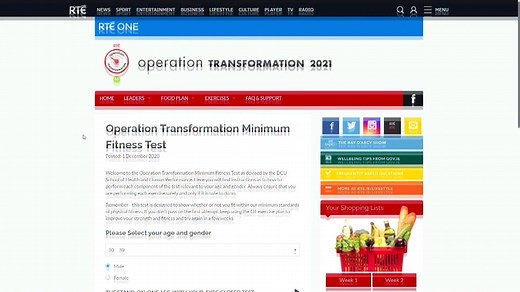 23K views · 164 reactions | Introducing our new Minimum Fitness Test! Just how fit do you think you need to be? Check out ot.rte.ie/fitness-test/ and try doing the tests yourselves to find out! We'd love to see your results so be sure to share your clips showing us how you got on, post to Stories and tag us!   | The 40 Day Health Challenge | Facebook