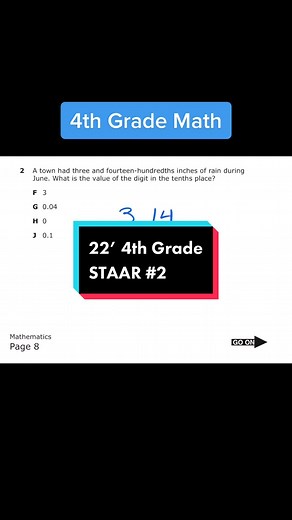 4th Graders should know this for the STAAR Test! 💯🪄📚 #tiktokmath #staartest #staarmath #staarreview #staar2023 #learnmath #kidswholovemath #mathislove #4thgrademath